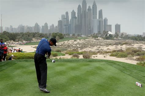 Tiger Woods At Dubai Desert Classic 2017 Thursday Score And Reaction