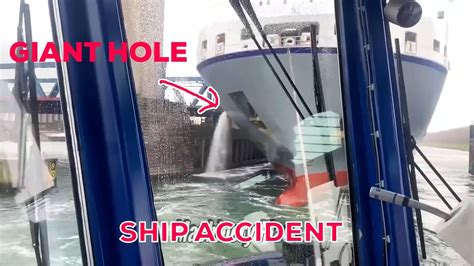 62 Ships Accidents Cargo Ship Crash Port Caught On Camera Youtube