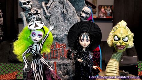 Monster High Beetlejuice And Lydia Deetz Skullector Mattel Dolls 2 Pack Collectors Set Unboxing