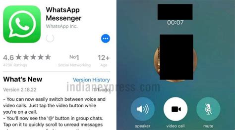 Whatsapp On Ios Gets Option To Switch Between Voice Video Calls And
