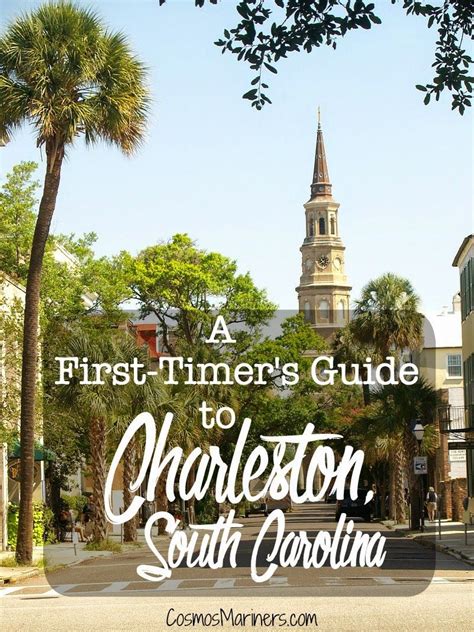 Charleston South Carolina With Palm Trees And The Words First Timer