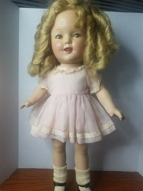 vintage all original 1930 s ideal composition 1334 shirley temple doll w pin antique price