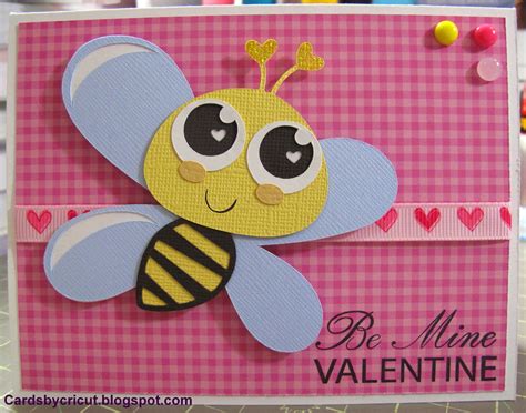 Cards By Cricut Bee My Valentine Card