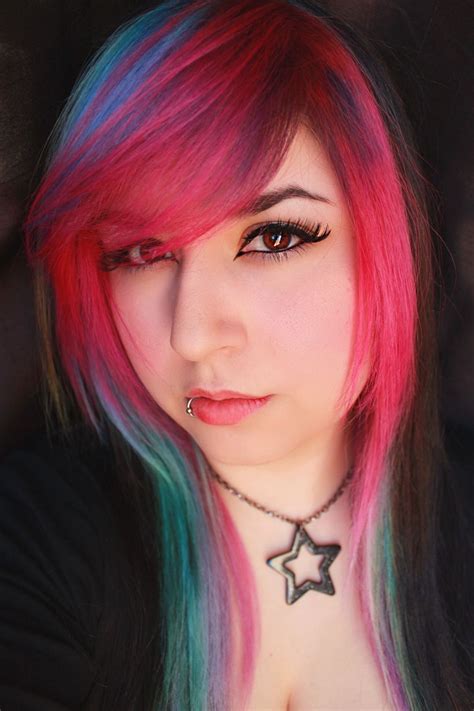 Colored Hair Neon Hair Bright Hair Rainbow Hair