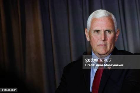 Vice President Mike Pence Photos And Premium High Res Pictures Getty