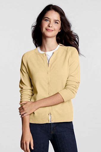 I Like This Look Cotton Cardigan Sweater Landsend School Uniform