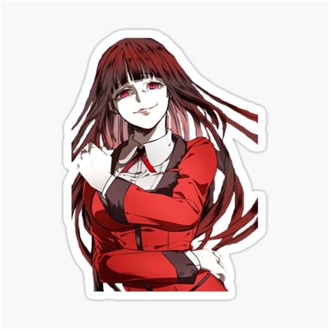 Yumeko Jabami Smiling Sticker For Sale By Kobywelch Redbubble