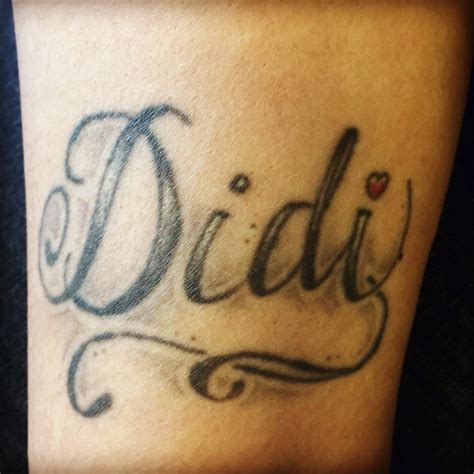 Tattoo Uploaded By Didi • My Name • Tattoodo