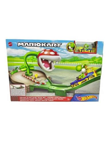 Circuito rampa piraña Mario Kart Hotwheels