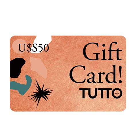 Get one for yourself, or give one as a gift. Gift Card Copper Plus | Tutto Deco