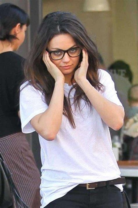 The Sexiest Famous Girls Who Wear Glasses Famous Girls Girl Mila Kunis