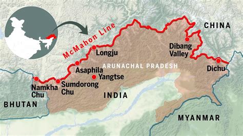 India China Border Dispute On Arunachal Pradesh On Upsc Current