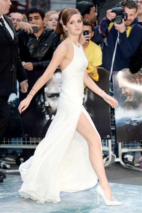 Wowza Emma Watson Is Leggy And Lovely At ‘noah London Premiere