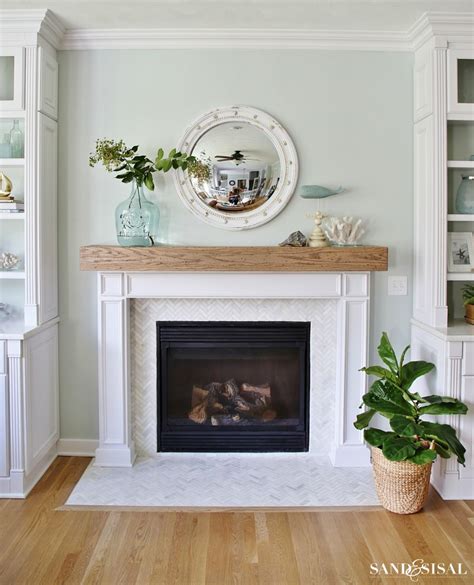 Diy enthusiasts can easily install mantels over the weekend by purchasing prefabricated mantel kits. DIY Wood Beam Mantel