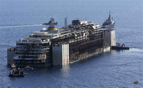 Refloating The Shipwrecked Costa Concordia