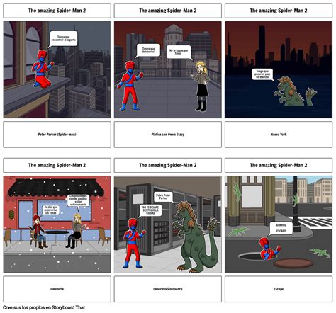 The Amazing Spiderman Storyboard By C5f759ee