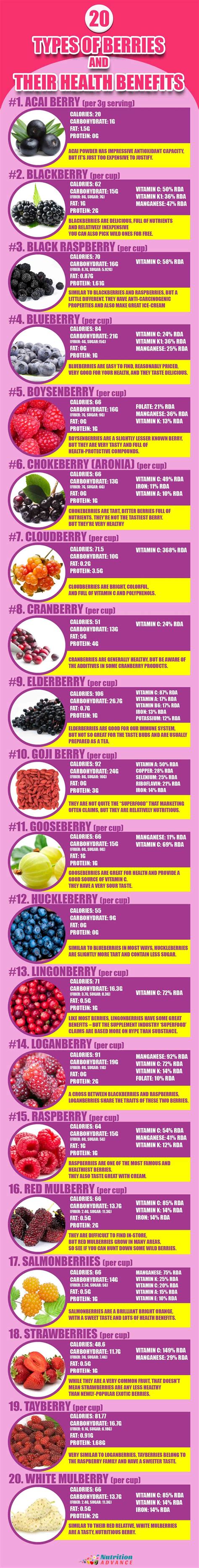 Discover The Health Benefits Of 20 Types Of Berries