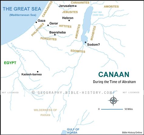 Land Of Canaan Abraham