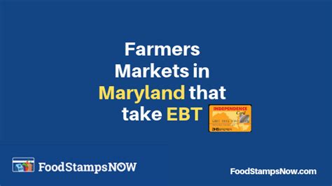 Stores that sell food don't have to accept ebt cards. Farmers Markets in Maryland that takes EBT - 2019 - Food ...
