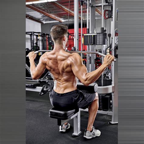Pronated Wide Grip Lat Pulldown Exercise Video Guide Muscle And Fitness