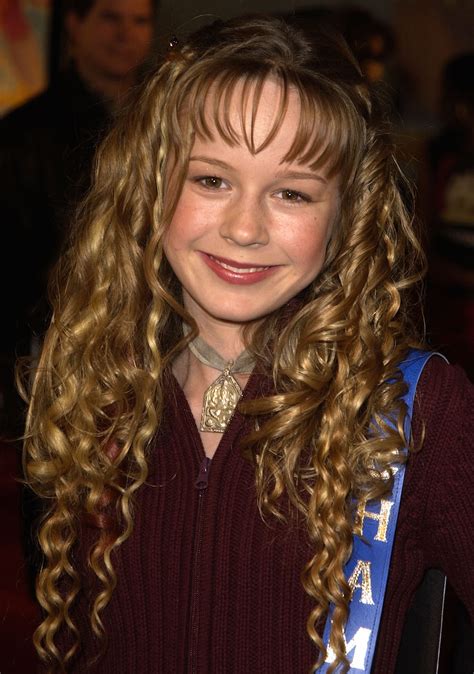 Brie larson was the youngest student who had studied at the american conservatory theater. You'll never guess what Brie Larson said she wanted to be ...