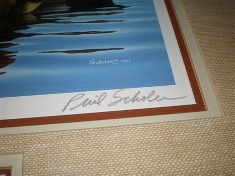 1982 Phil Scholer Signed Ed 4736500 Minnesota Duck Stamp Hen Drake