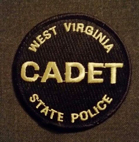 Wv State Police Cadet Patch Wvsp