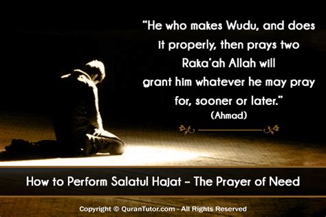 How To Perform Salatul Hajat The Prayer Of Need Prayers Praise The