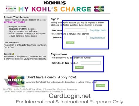 Credit card tuneup or creditintro to help you find the right card. Kohl's Charge | How to Login | How to Apply | Guide