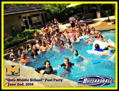 June 2nd 2016 Mariemont 5th Grade Pool Party Buzzardball