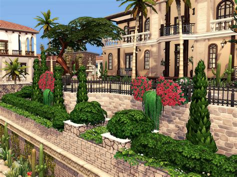 Mediterranean Villa No Cc By Sarinasims At Tsr Sims 4 Updates