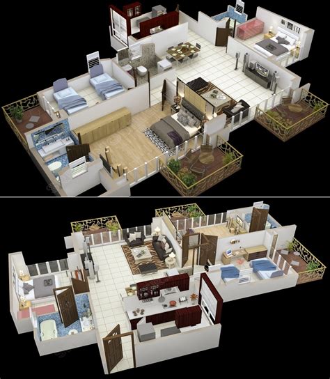 Trendy Interior Design 3 Bedroom Apartment Images Home Inspiration