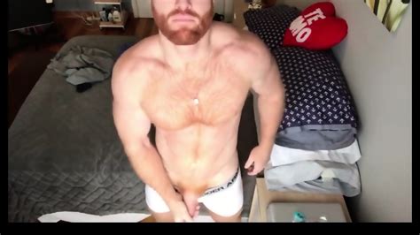 Ginger Hunk Seth Forena Bed Jerks His Cock Until He Cums Eporner