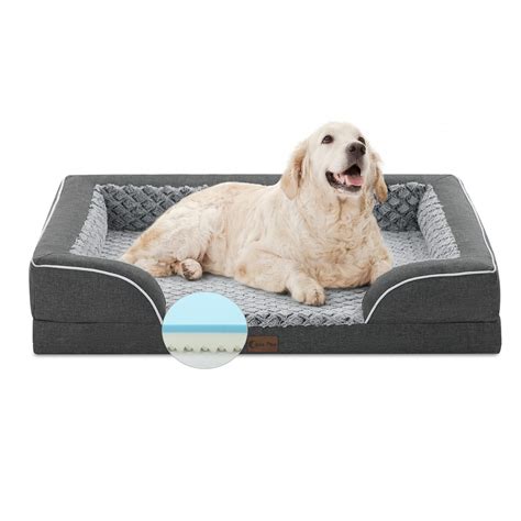Casa Paw Memory Foam Xl Dog Bed With Bolsters Cooling Dog Beds For