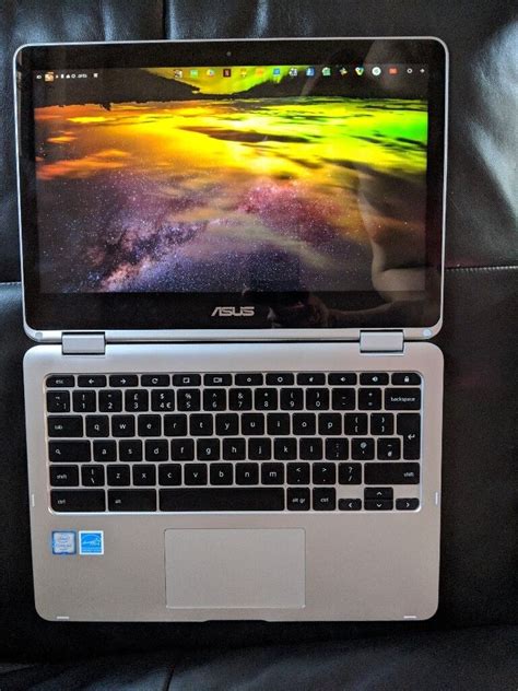 Asus 360 Rotatable Full Hd Touchscreen Chromebook Flip Laptop In