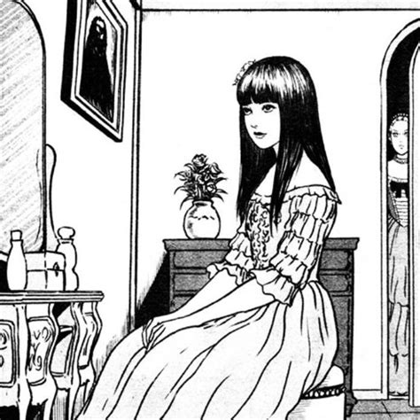 Junji Ito Horror Manga Panel Aesthetic Snow White Junji Ito Quirky