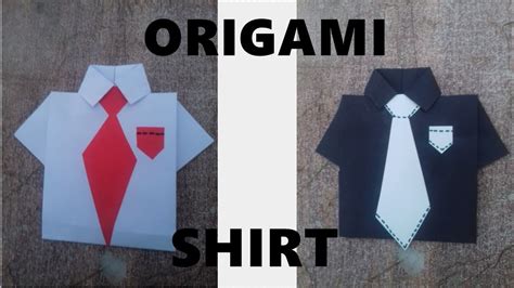 How To Make A Paper Shirt Origami Shirt Mubashir Crafts Youtube