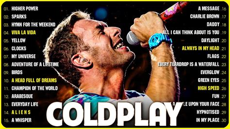 Coldplay Greatest Hits Full Album 🌟 The Best Of Coldplay Youtube Music