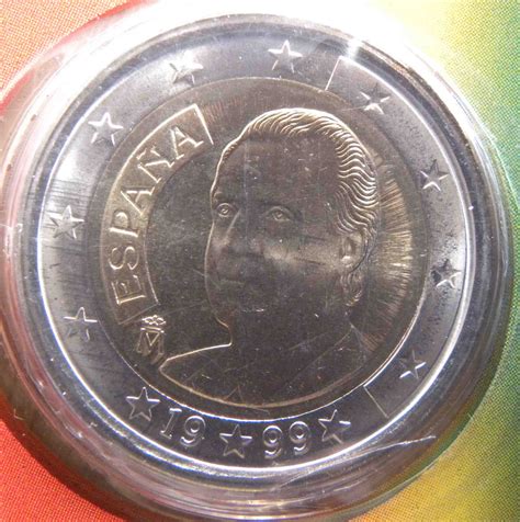 Spain 2 Euro Coin 1999 Euro Coinstv The Online Eurocoins Catalogue