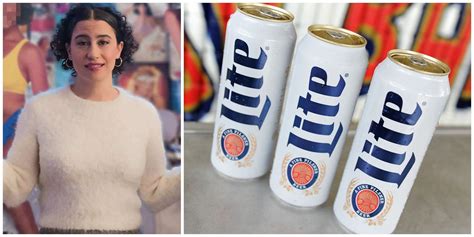 Miller Lite Beer Commercial Picture Of Comedian Ilana Glazer In A