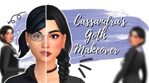 Cassandras Goth Townie Makeover The Sims 4 Create A Sim Maxis Match