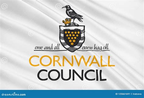 Flag Of Cornwall County England Stock Illustration Illustration Of