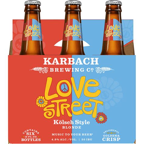 Karbach Brewing Company Love Street Blonde Beer Shop Bevmo