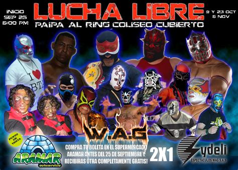 lucha libre colombia la lucha libre colombiana invadirá el coliseo cubierto de paipa junto a