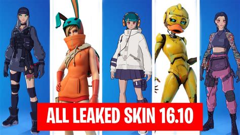 All New Leaked Fortnite Skins And Emotes Chigusa Megumi Yuki Webster And Megg Fortnite V16