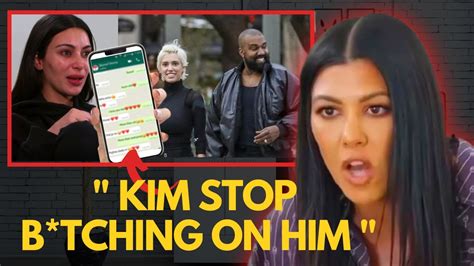 Kourtney Kardashian Unleashes Truth On Kims Blackmail Of Kanye