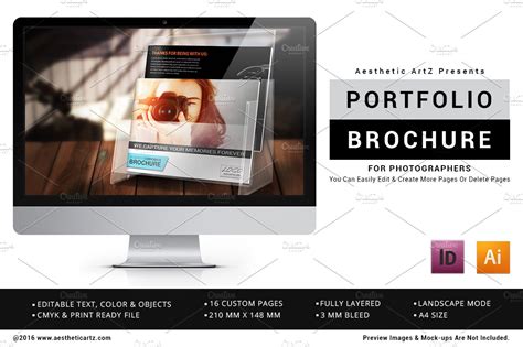 Photographer Portfolio Brochure ~ Brochure Templates ~ Creative Market