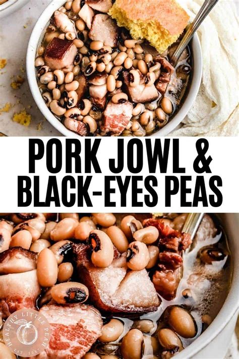 Cozy Pork Jowl Hog Jowl Stew With Southern Black Eyed Peas