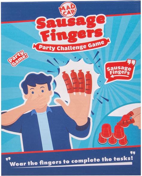 Sausage Fingers Party Challenge Game Includes 4 Sausage Fingers 180
