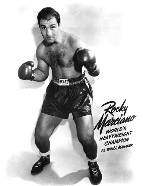 Rocky Marciano World Heavyweight Boxing Champion 1952 1956 Boxeo